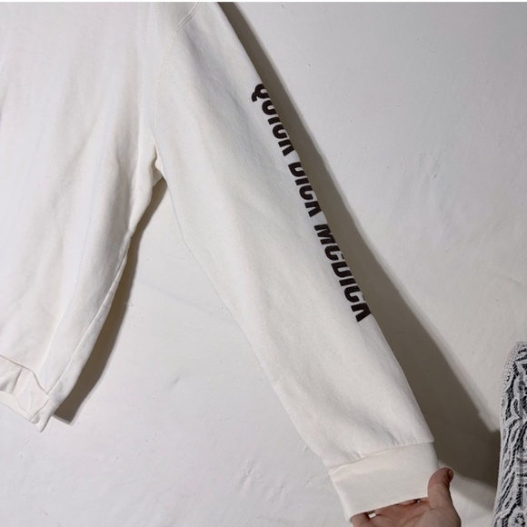 Jerico Cream Bamboo Quick Dick McDick Crew Neck Sweatshirt XXL - Picture 11 of 14